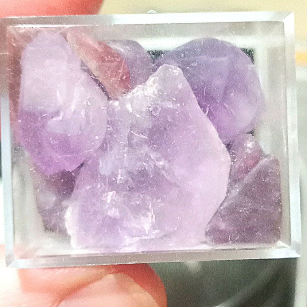 SOLD Amethyst Crystal Speciman Jar (Authentic Specimen) - Picture 7 of 7